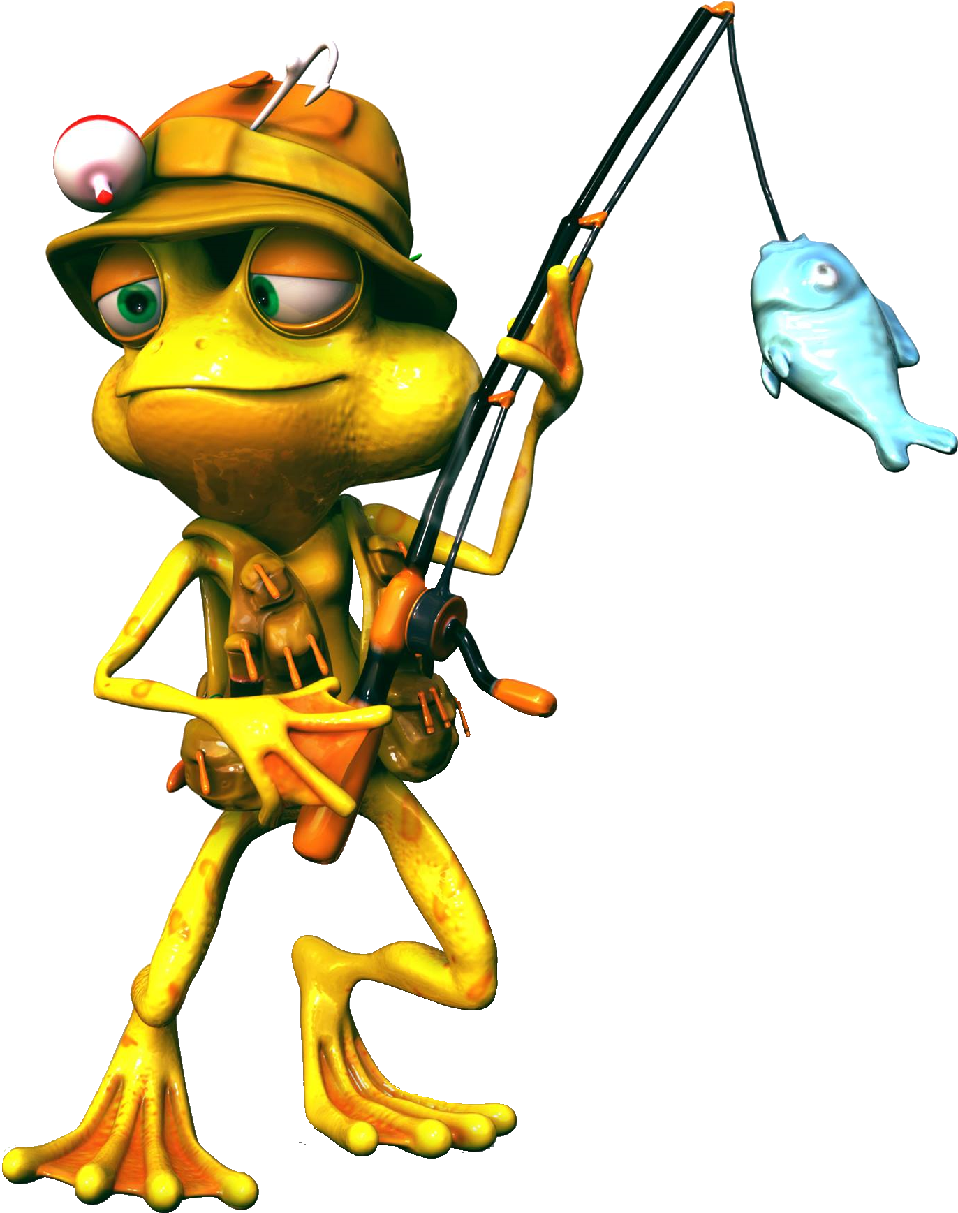 Blamphibian Angler - Yooka-laylee (1391x1752)
