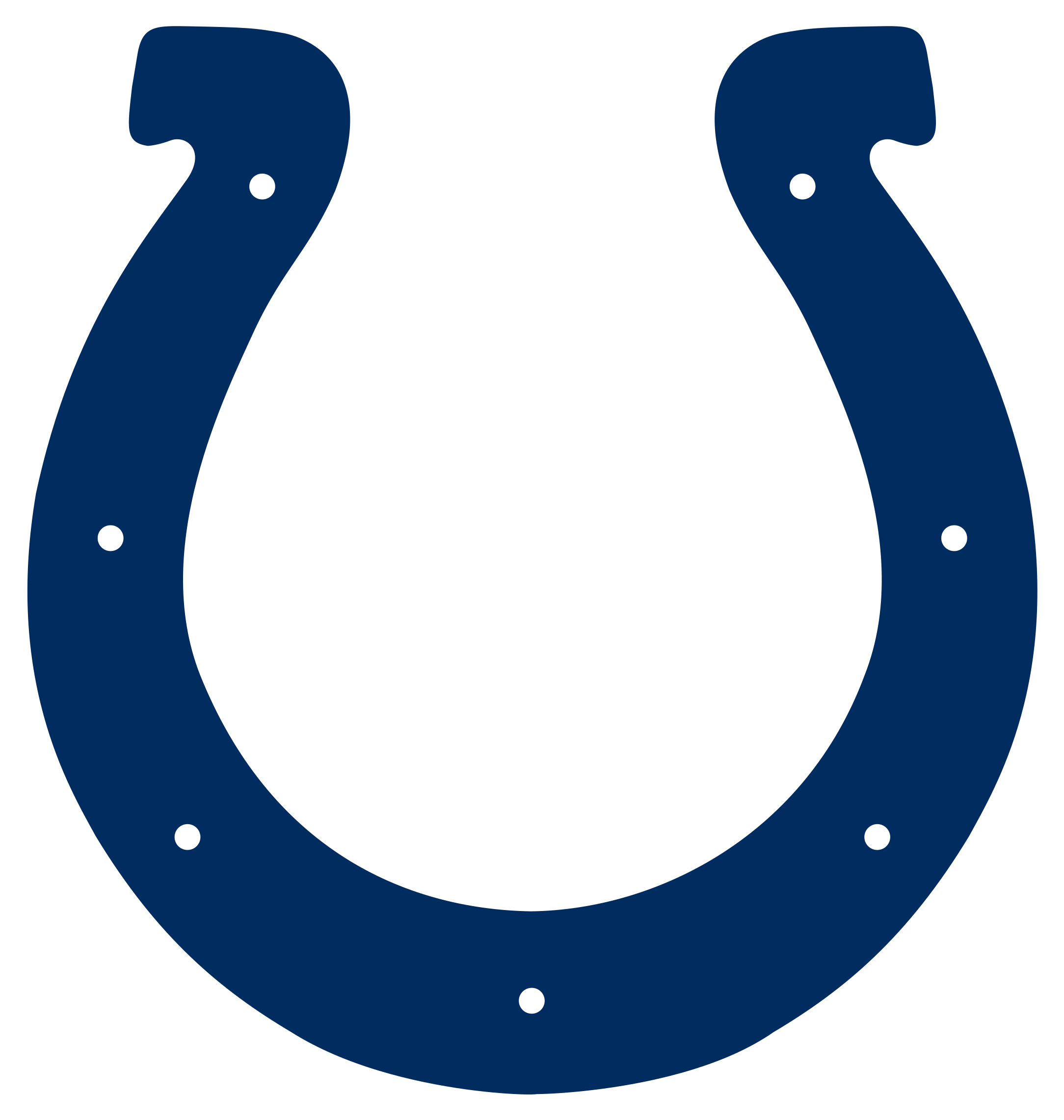 Horseshoe Vector 13, Buy Clip Art - Indianapolis Colts Logo Png (2168x2283)