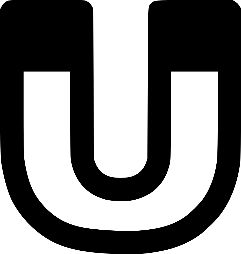 Horseshoe Magnet Icon Clip Art At Clker - Magnet Png Black And White (930x980)