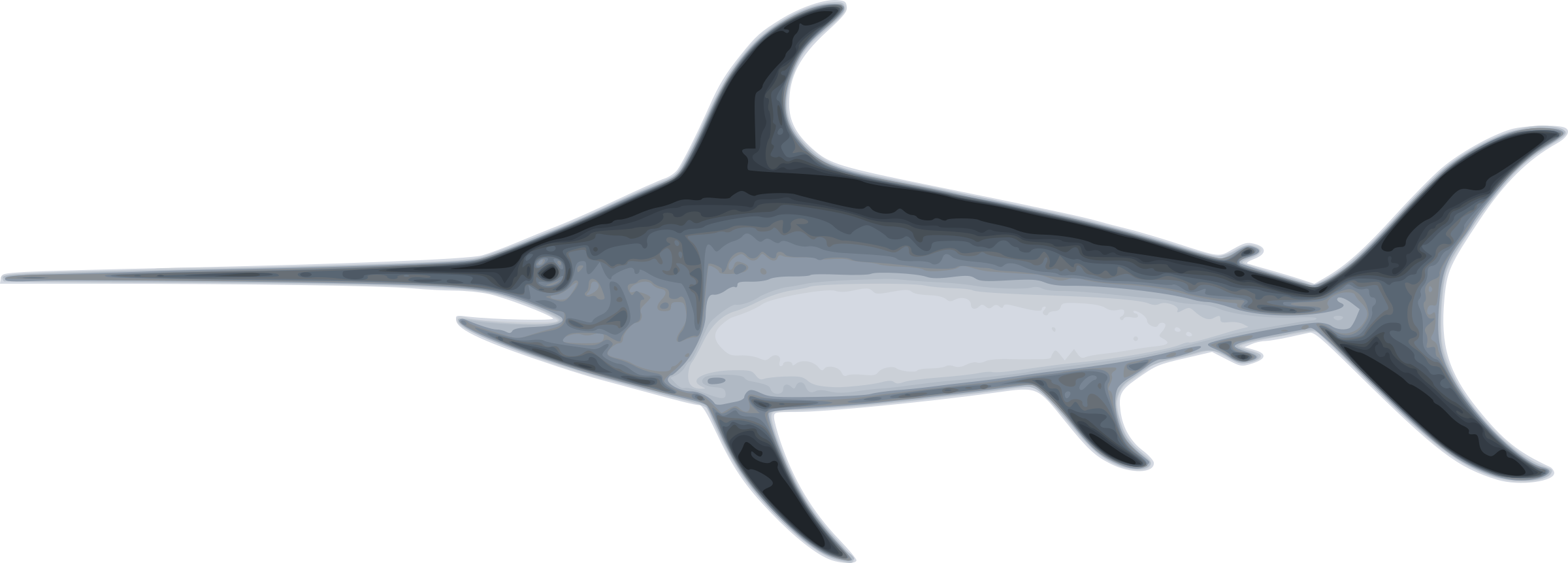 Charming Design Swordfish Clipart Panda Free Images - Swordfish Png (948x340)