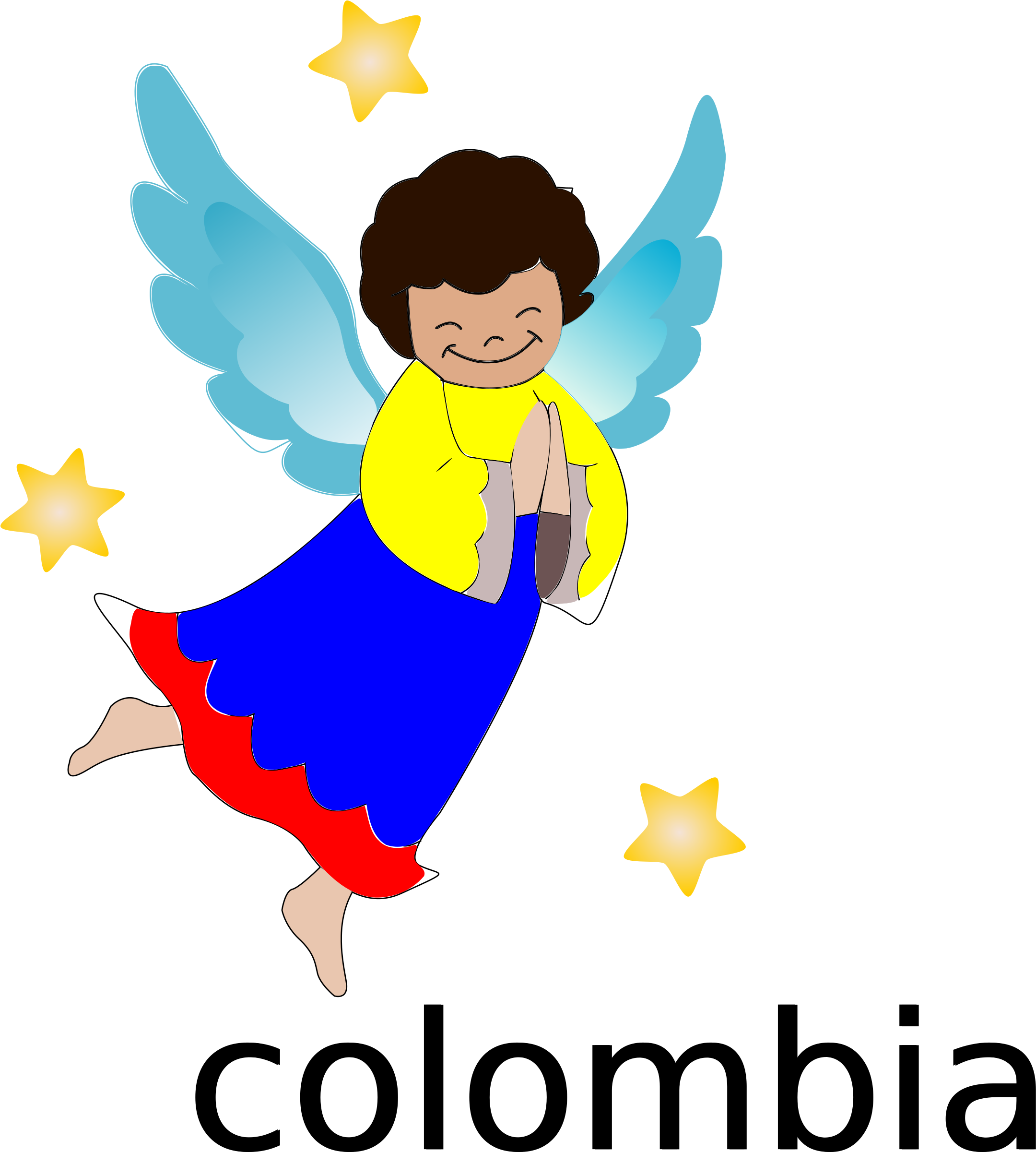 Big Image - Transparent Guardian Angels Free Clipart (2581x2400)