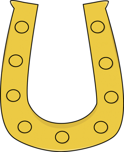 Clipart Horseshoe Page Border Free Vector Download - St Patrick's Day Clip Art Horse Shoe (400x489)