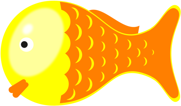 Cute Purple Color Fish Cartoon (700x539)