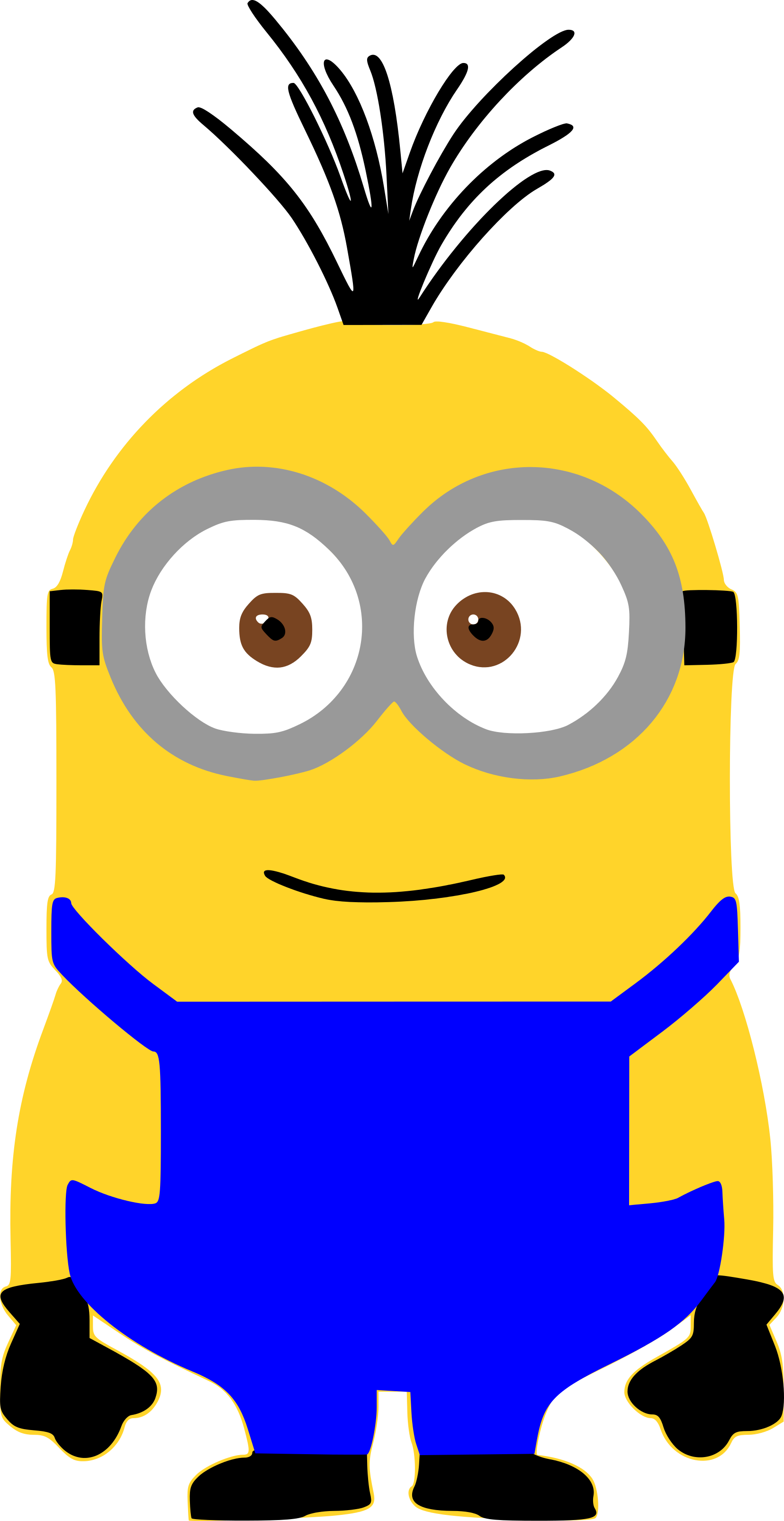 Minions Clip Art Picture - Free Minion Svg Files (1655x3210)