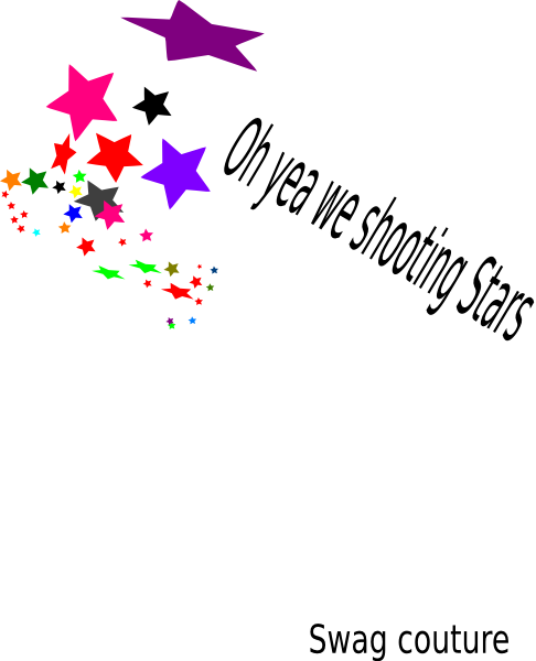 Shooting Stars Clip Art - Clip Art (486x600)