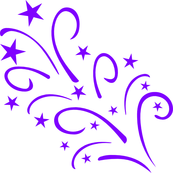 Shooting Star Clipart Purple - Patriots Front America (594x595)
