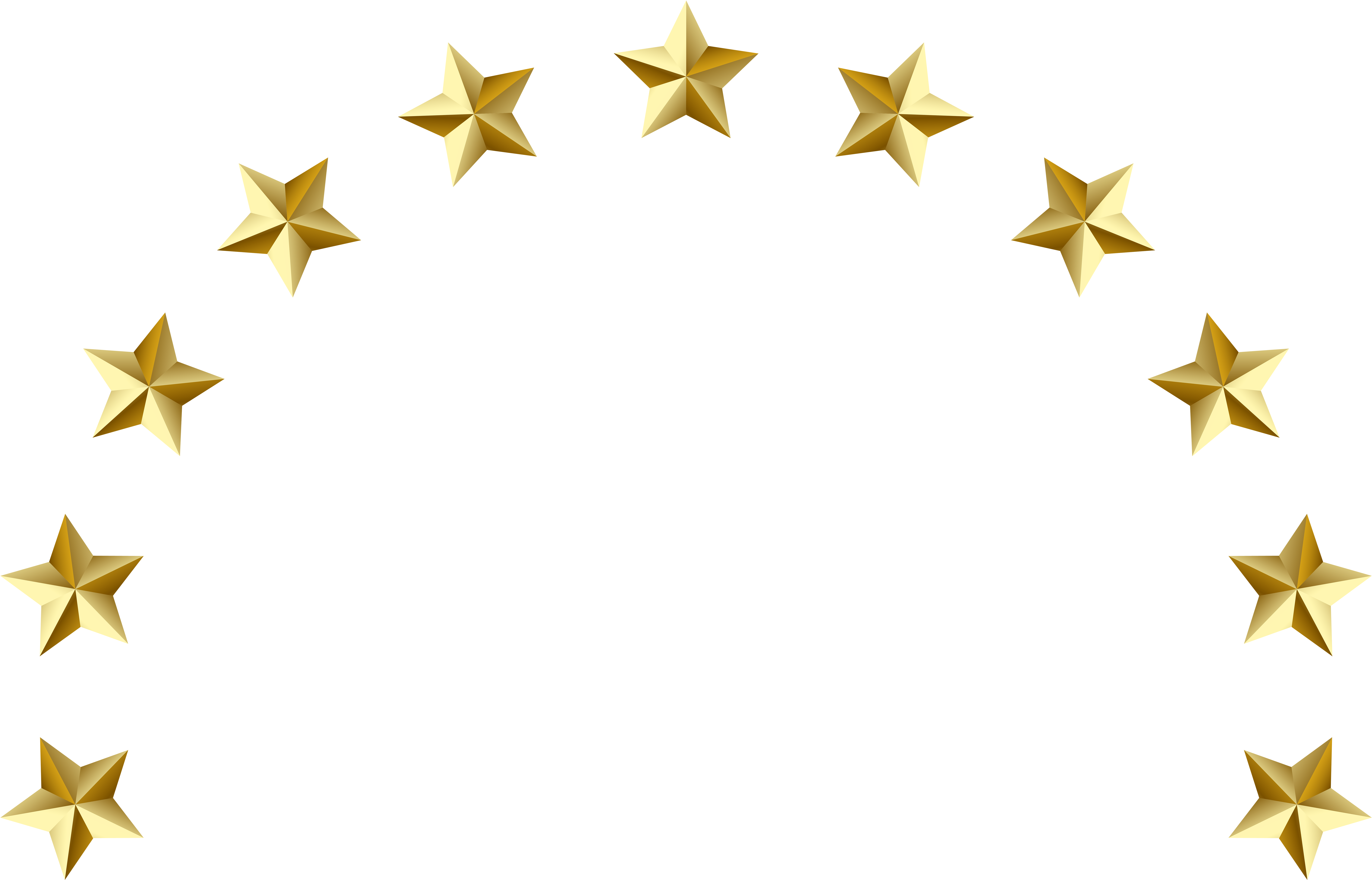 Star Decoration Transparent Png Clip Art Image - Transparent Decorations (8000x5129)