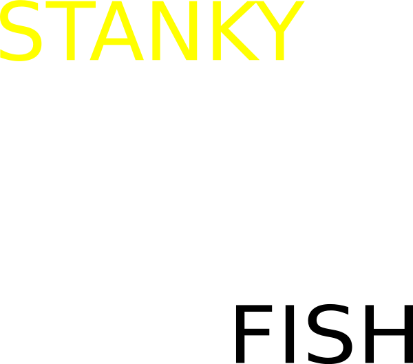Stanky Fish Yellow & Black Clip Art At Clker - Parallel (600x529)