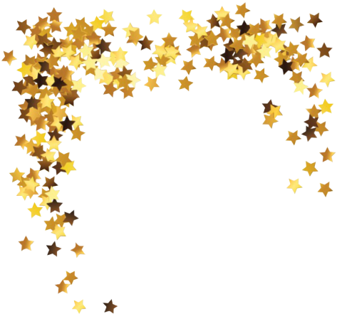 Gold Star Clipart Shooting Star Png Pnffcf Clipart - Gold Stars Clip Art (500x451)