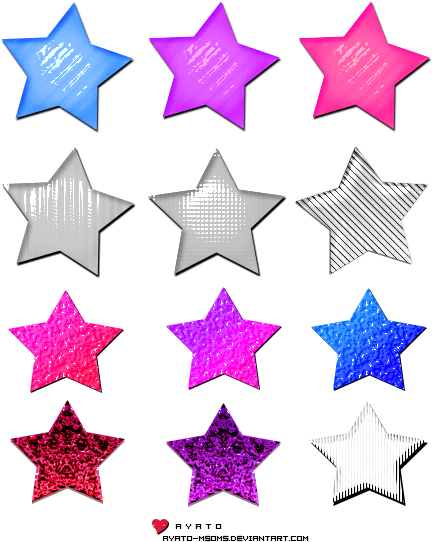 Clip Art Shooting Star - Star Evaluation (444x548)