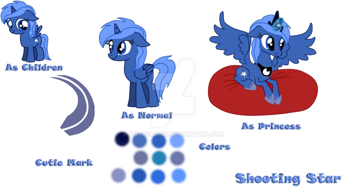 Mlp Shooting Star By Andygarc12 - Mlp Star Cutie Mark (1191x670)