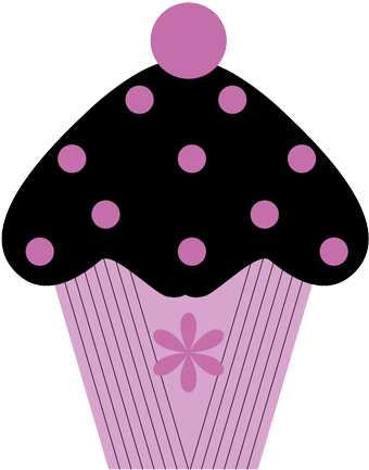Time For Tea, Cupcake Purple - Cupcake Clipart Many Transparent (395x472)