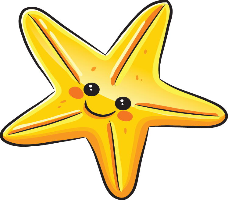 Beginners Asa Stage 1 & - Starfish Cartoon Gif (748x656)