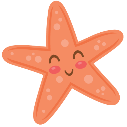 Seashell Svg Scrapbook Cut File Cute Clipart Files - Cute Starfish Clipart (432x432)