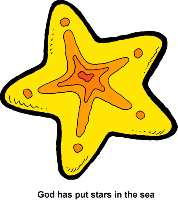 Sea Star Clipart - Sea Star Clipart (357x400)