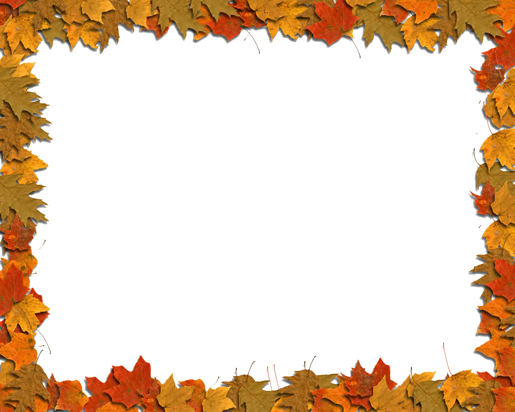 Autumn Leaf Color Clip Art - Fall Leaf Border Clip Art (1024x819)