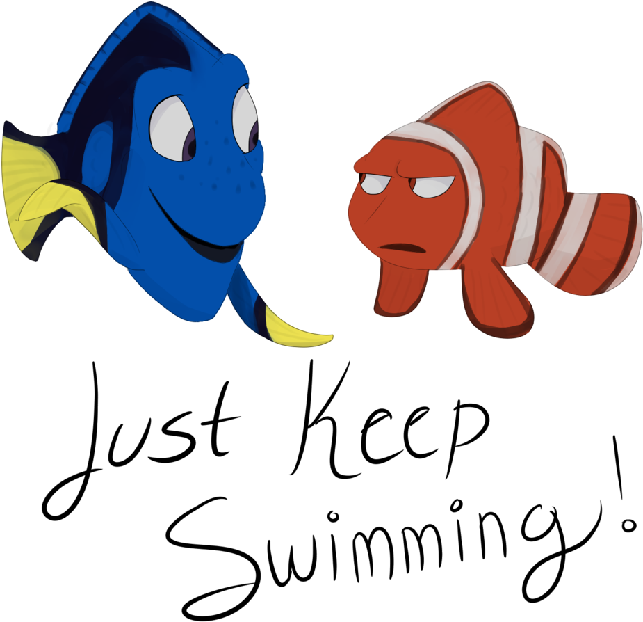 Just Keep Swimming By Ghost-paint - July 6 (1024x896)