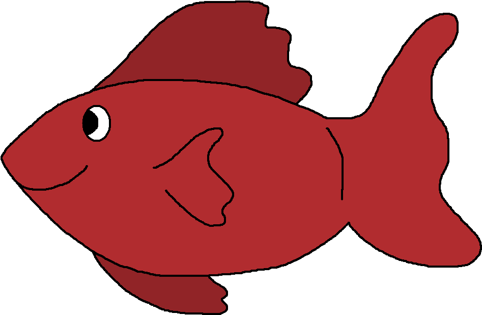 Redfish Clipart - Clip Art Red Fish (973x644)