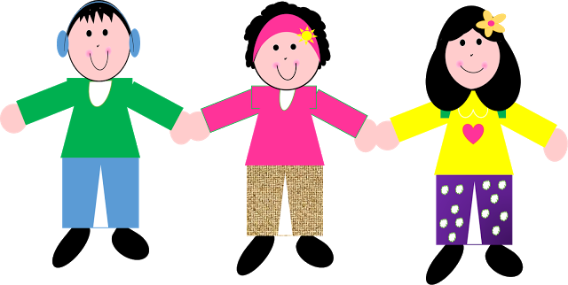 Children Holding Hands Clipart Free Cliparts Hand - Clip Art (640x322)