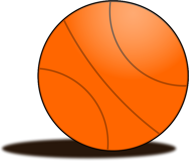 Free To Use Public Domain Sports Clip Art - Balon De Baloncesto Animado Sin Fondo (800x693)