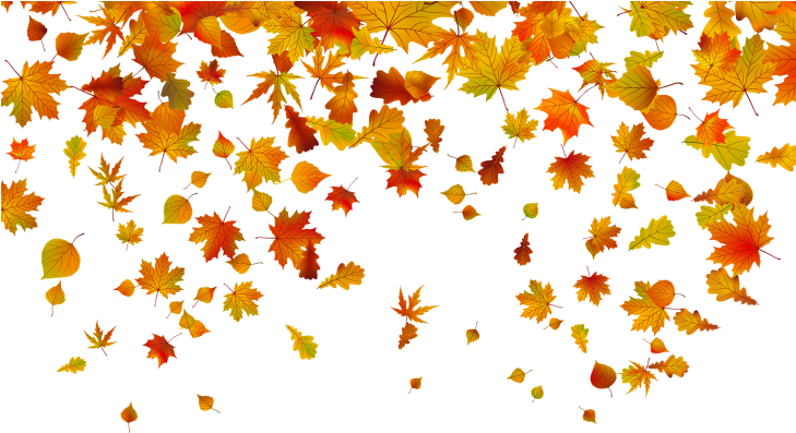 Exciting Fall Leaves Background Medium Size Exciting - Falling Leaves Clipart Transparent (728x404)