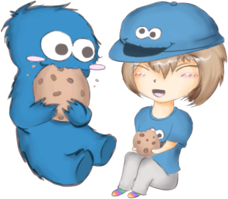 Cookie Monster By Anime-freaks - Cookie Monster Anime (756x660)