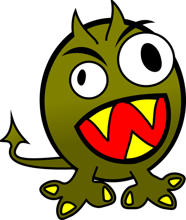 Cookie Monster Clipart - Monster Clipart (611x720)