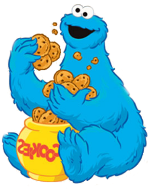 Cookie Monster - Chocolate Chip Cookie (307x400)