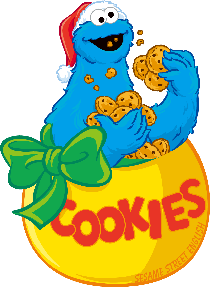 Cookie Monster 聖誕節裝飾圖 - Bendon Publishing/cookie's First Book Of Numbers (962x1280)
