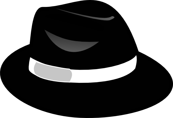 Fedora Hat Clip Art (600x410)