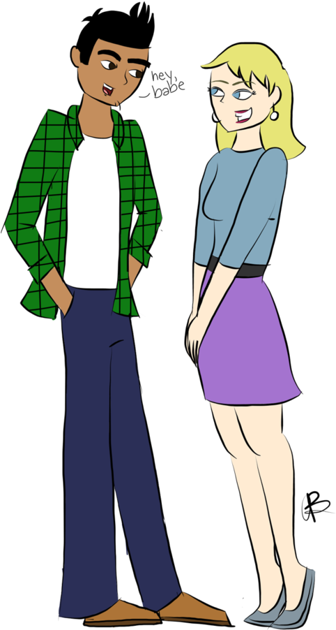 Awkward Love Story By Nextcookiemonster - Cartoon (486x960)