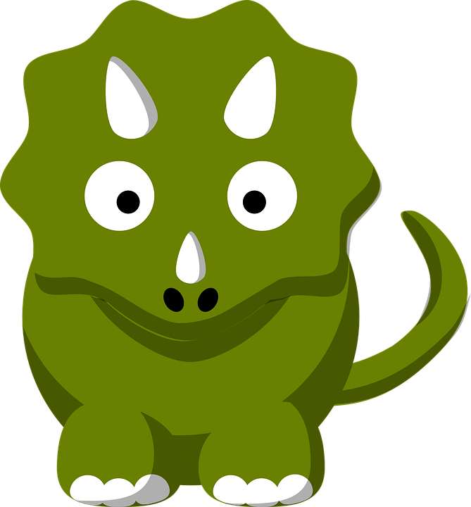 Cartoon Dinosaur Clipart - Dinosaurios Clipart (669x720)
