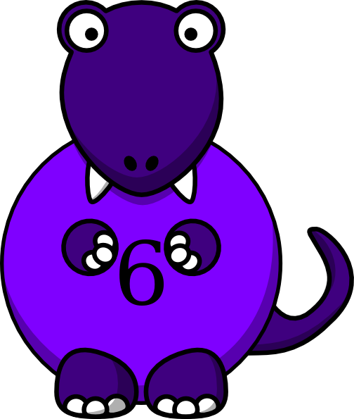 Purple Dinosaur Sharp Claws Illustration Stock Vector - Dinosaur Clip Art (504x595)
