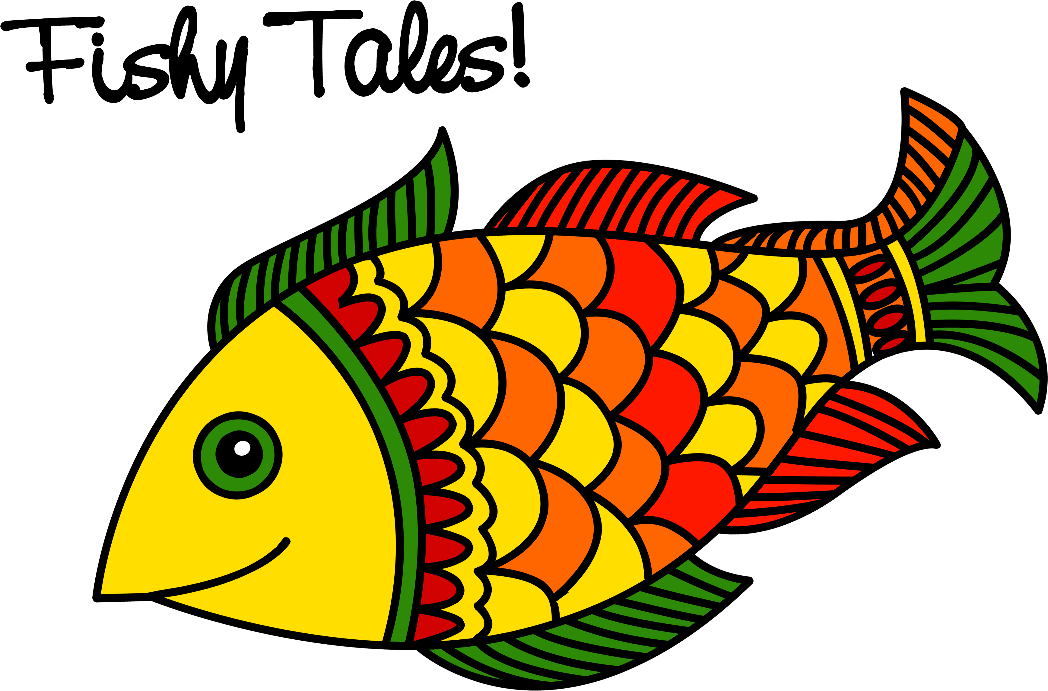 Fishy Tales Madhubani Motif - Madhubani Motif (3648x2736)