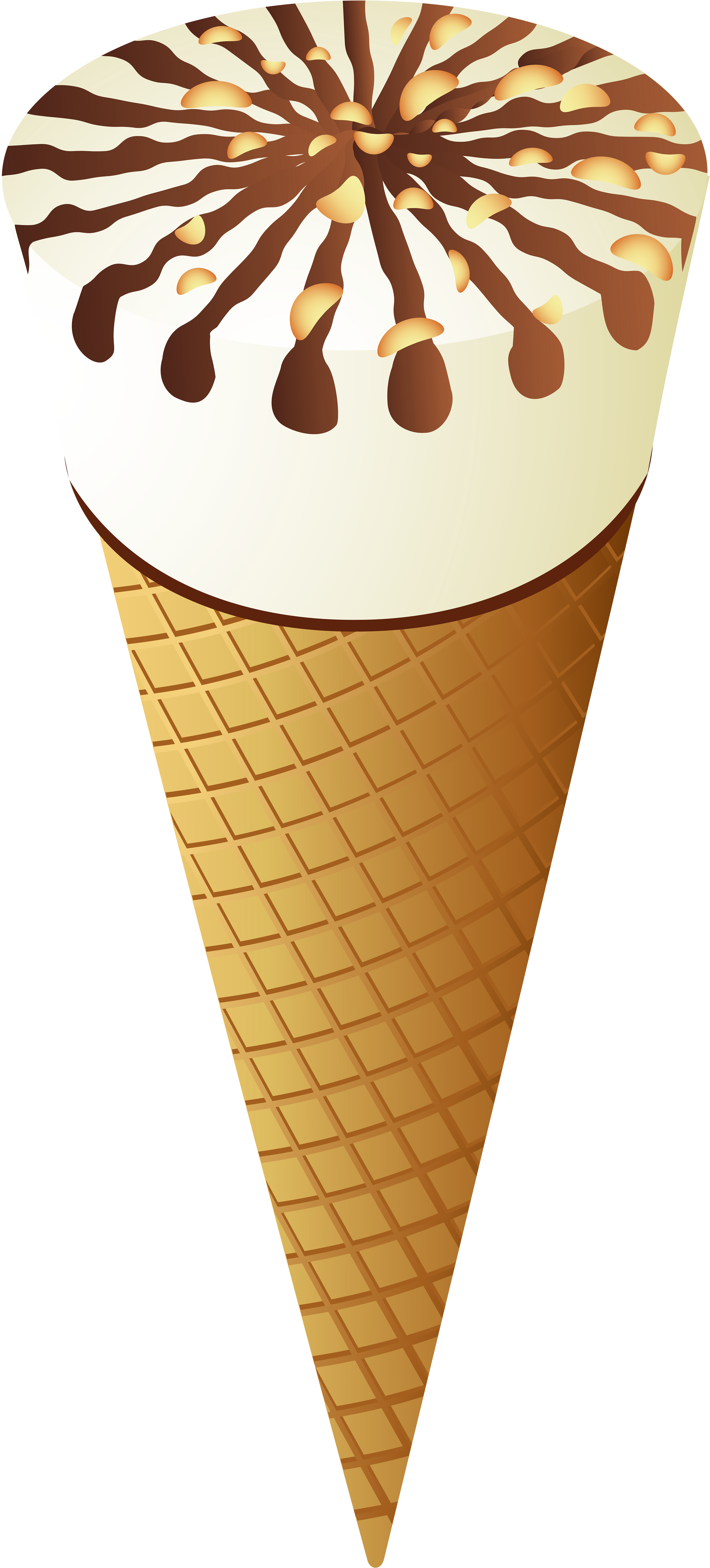 Ice Cream Cone Png Clip Art - Ice Cream Vector (3618x8000)