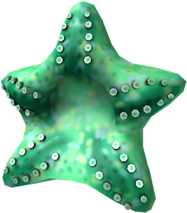 Silly Starfish Face - Christmas Ornament (420x420)