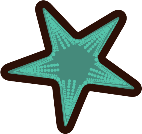 Aquamarine Starfish - Aquamarine (550x550)