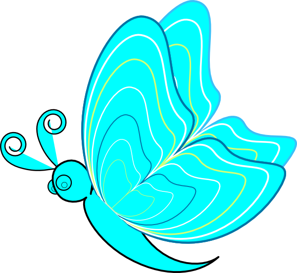 Butterfly For Cartoon (600x552)