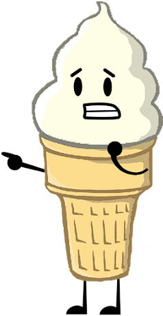 640px-ice Cream Worried - Vanilla Ice Cream In Wafer Cone 1 25 Magnet (640x475)