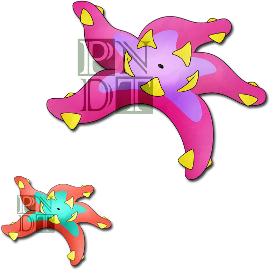 Fakemon Crownaster By Psychonyxdorotheos - Sea Star Fakemon (600x600)