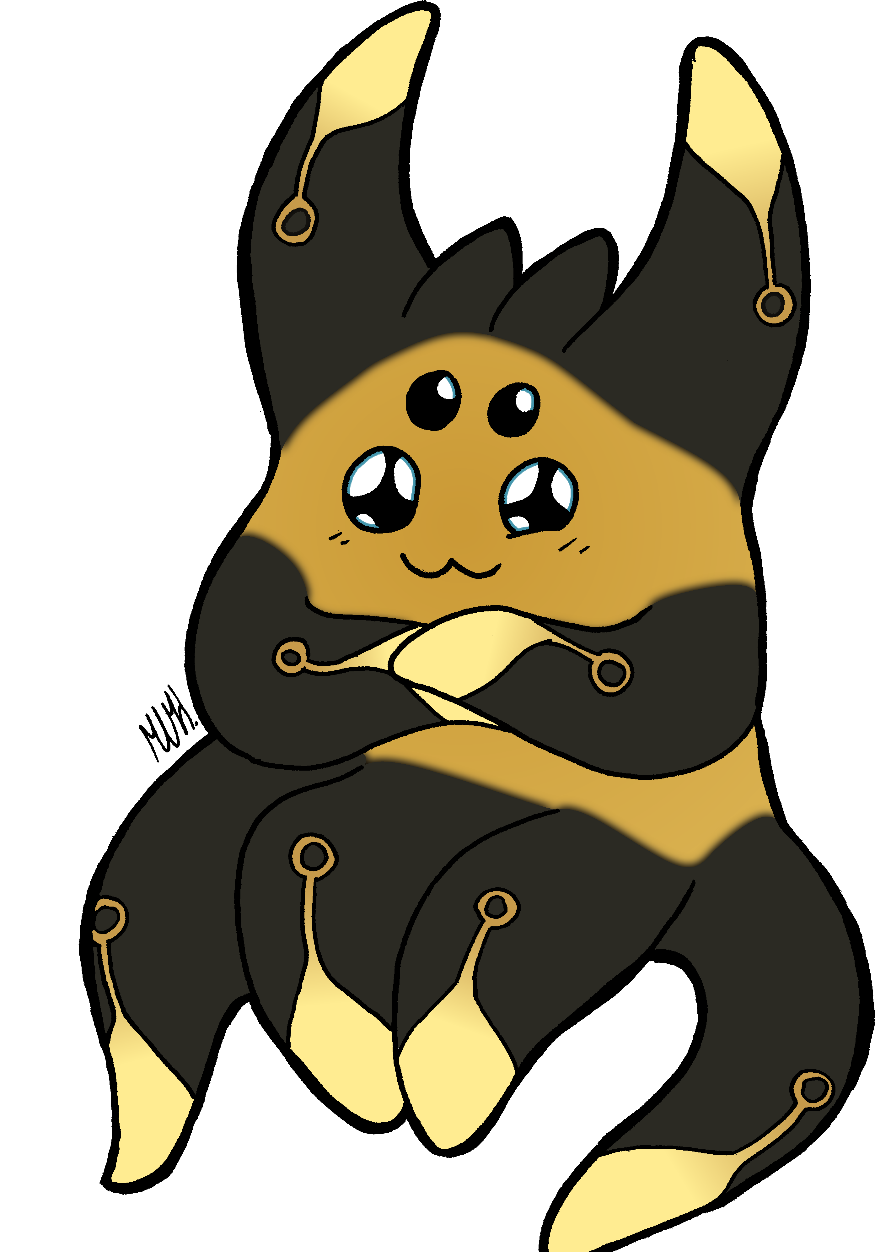 Here's My Attempt At Colouring It - Stellaris Starfish (3024x4032)