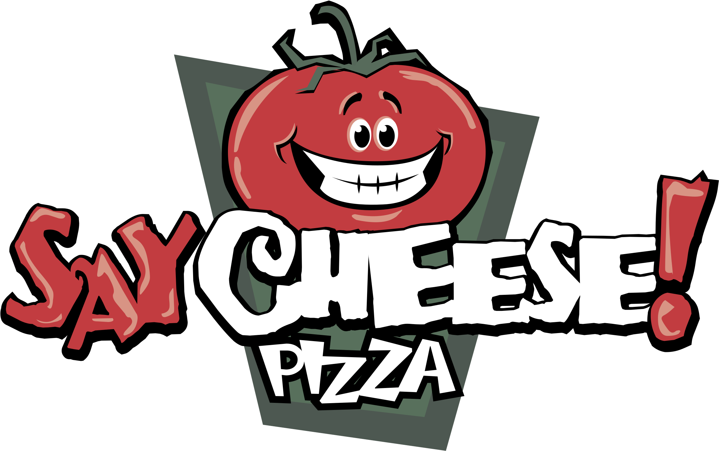 Pizza Logos - Say Cheese Pizza (2400x2400)