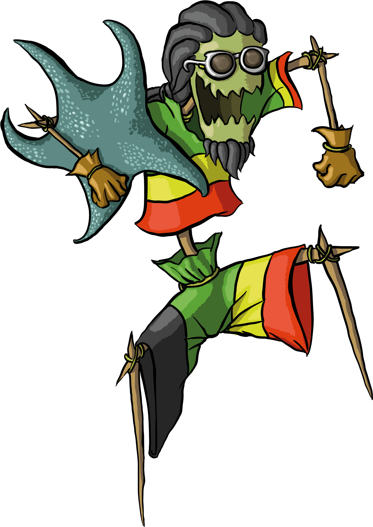 Fiddlesticks Starfish Rasta By Danolefourbe Fiddlesticks - Fiddlesticks Png (2000x2000)