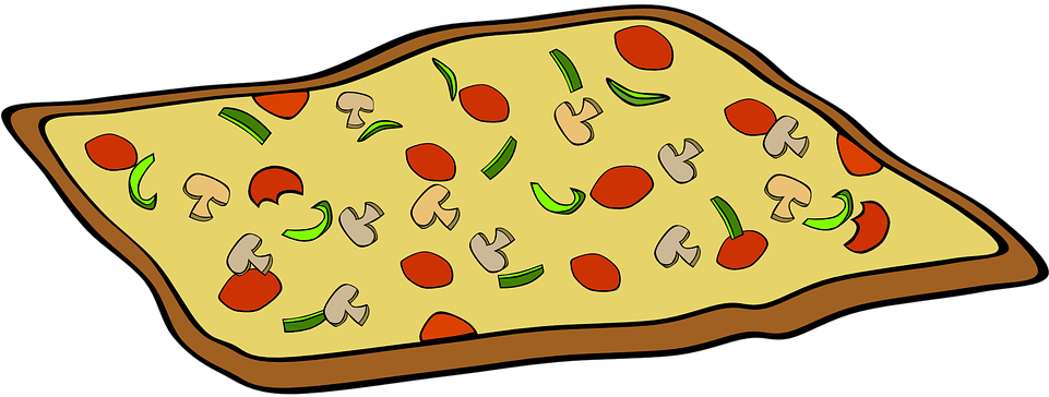 Pizza Cartoon 24, Buy Clip Art - Rectangle Shaped Objects Clipart (960x480)
