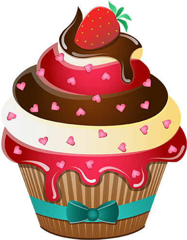 Cupcake & Bolos E Etc - Clipart Patisserie (450x503)
