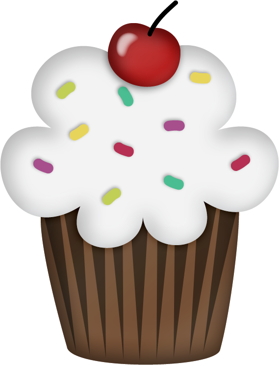 Cupcake Muffin Birthday Cake Clip Art - Cupcake Muffin Birthday Cake Clip Art (581x762)