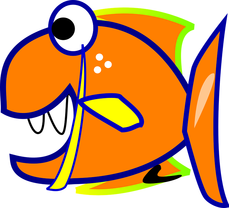 Cartoon Fish Picture 18, - ปลา สี ส้ม การ์ตูน (791x720)