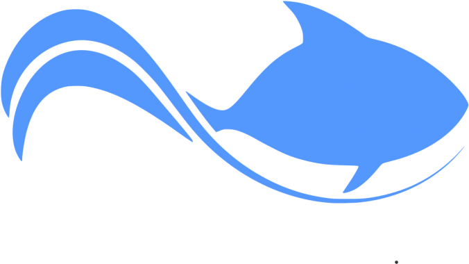 Fish Blue Logo Element - Fish Logo Png (999x999)