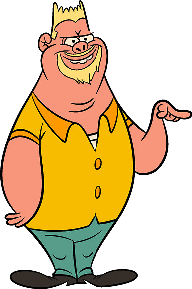 Pizza Eating Contest Announcer Transparent - Pizza Eating Contest Uncle Grandpa (394x592)