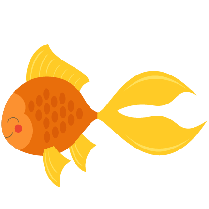 Cute Goldfish Svg Cut File For Cricuts Svg Scrapbook - Cute Goldfish Clipart (432x432)